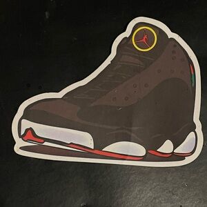 Jordan 13 Playoff Sneaker Sticker!
